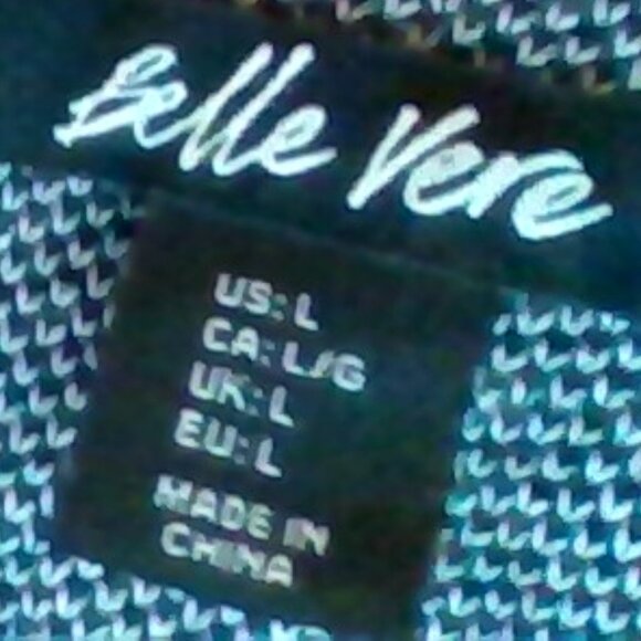 Brand New Women's Belle Vere Black & White Knit Dress - Picture 11 of 11